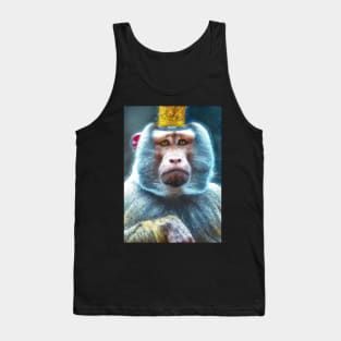 Monkey with a crown Tank Top